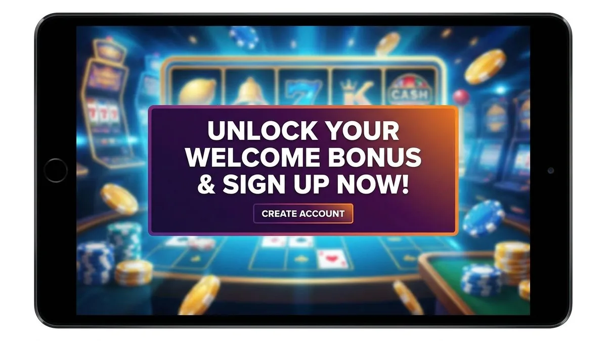 Registrieren mit Bonus
